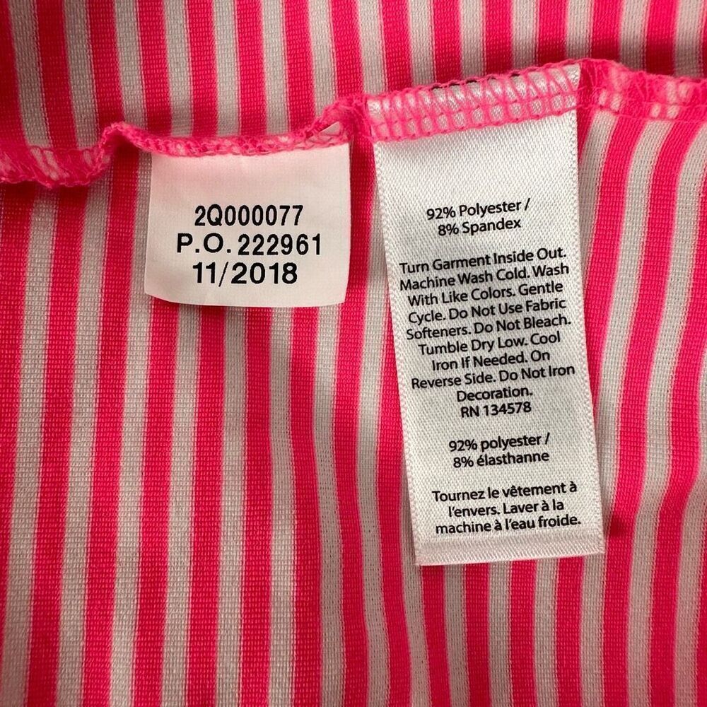 Vineyard Vines Madison Stripe Short Sleeve Dress XXS Malibu Pink - Picture 6 of 9